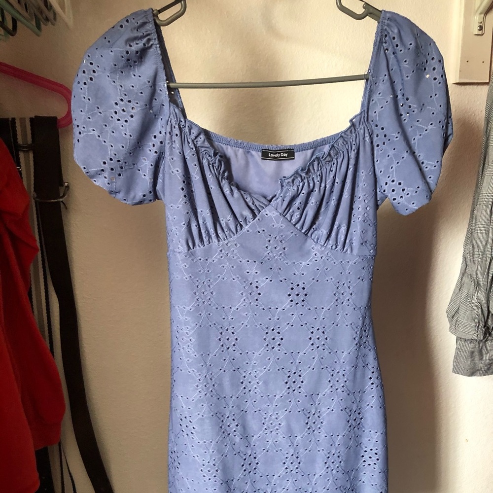 Blue dress